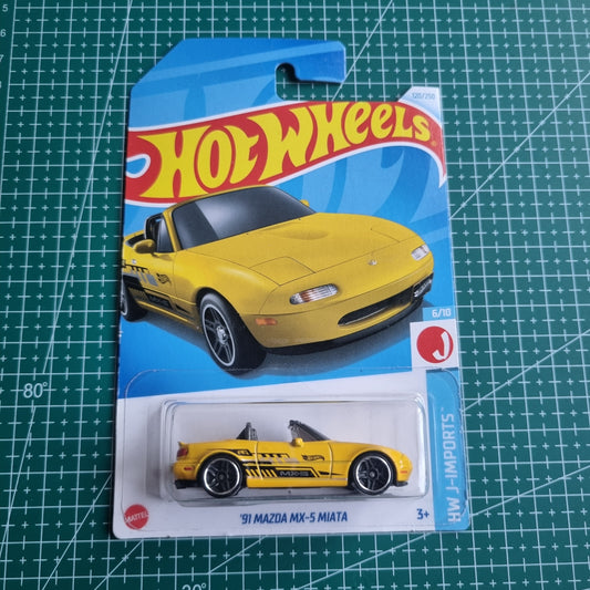 Hotwheels 91 Mazda Mx - 5 Miata