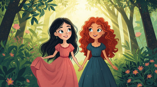 Digital Coloring Pages of Snow White and Red Rose - Ritzy Lucy Channel Available for Sale