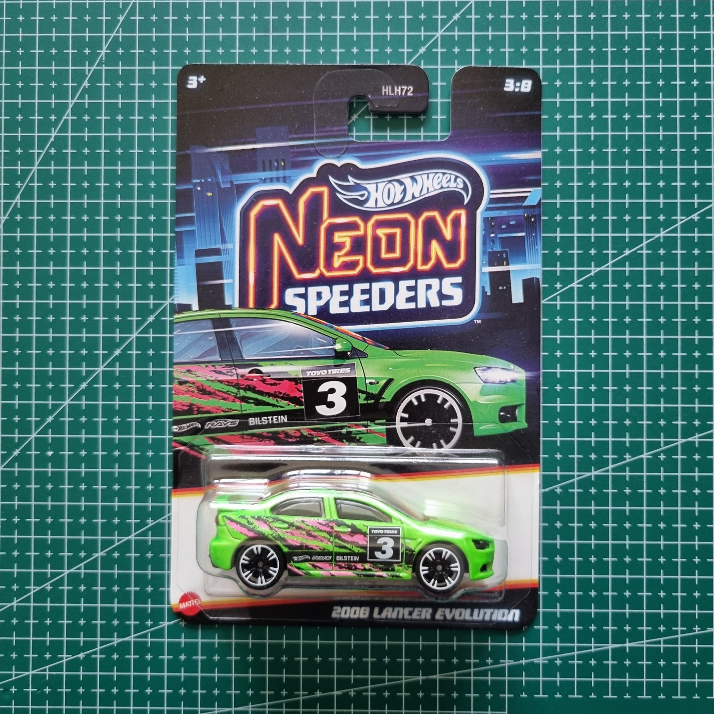 Hot Wheels Neon Speeders 2008 Lancer evolution